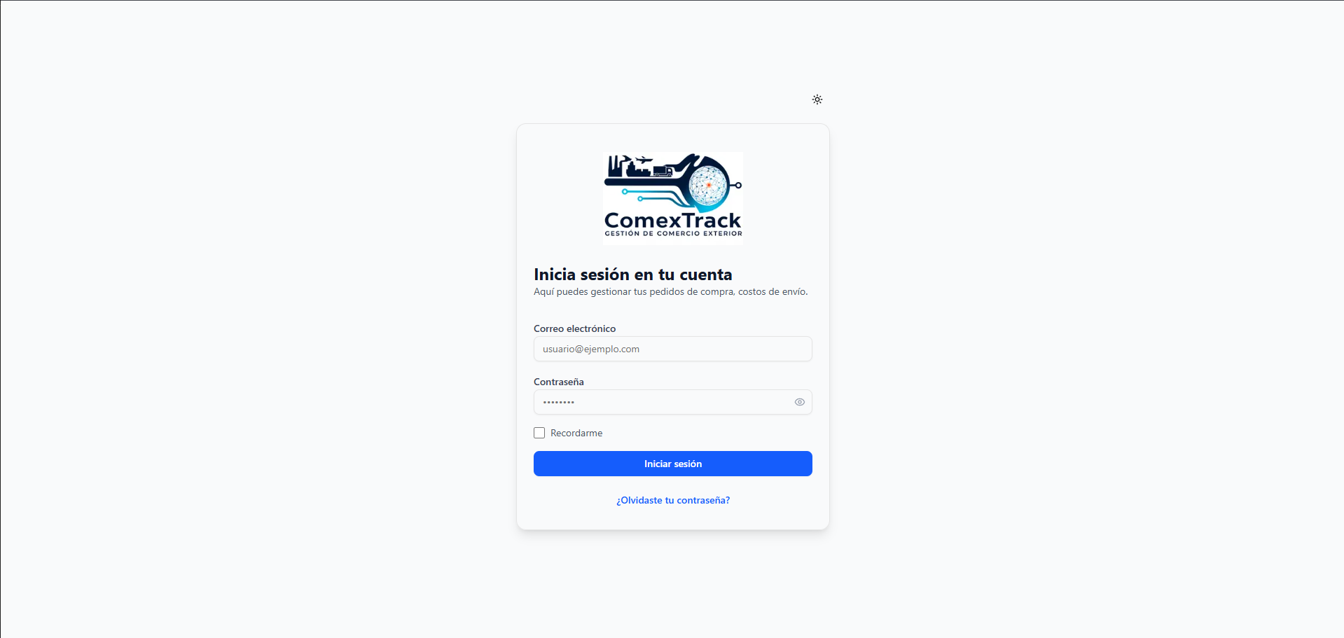 Preview de Comextrack